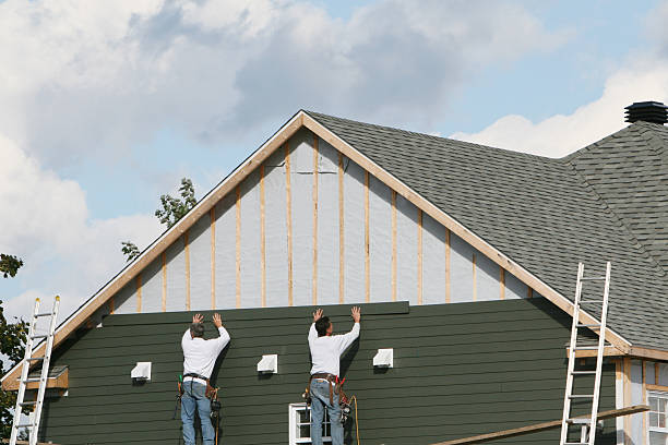 Professional Storm Damage Siding Repair technician working in Markleton, PA